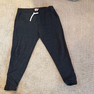 Men's Dark Gray Joggers with Drawstring